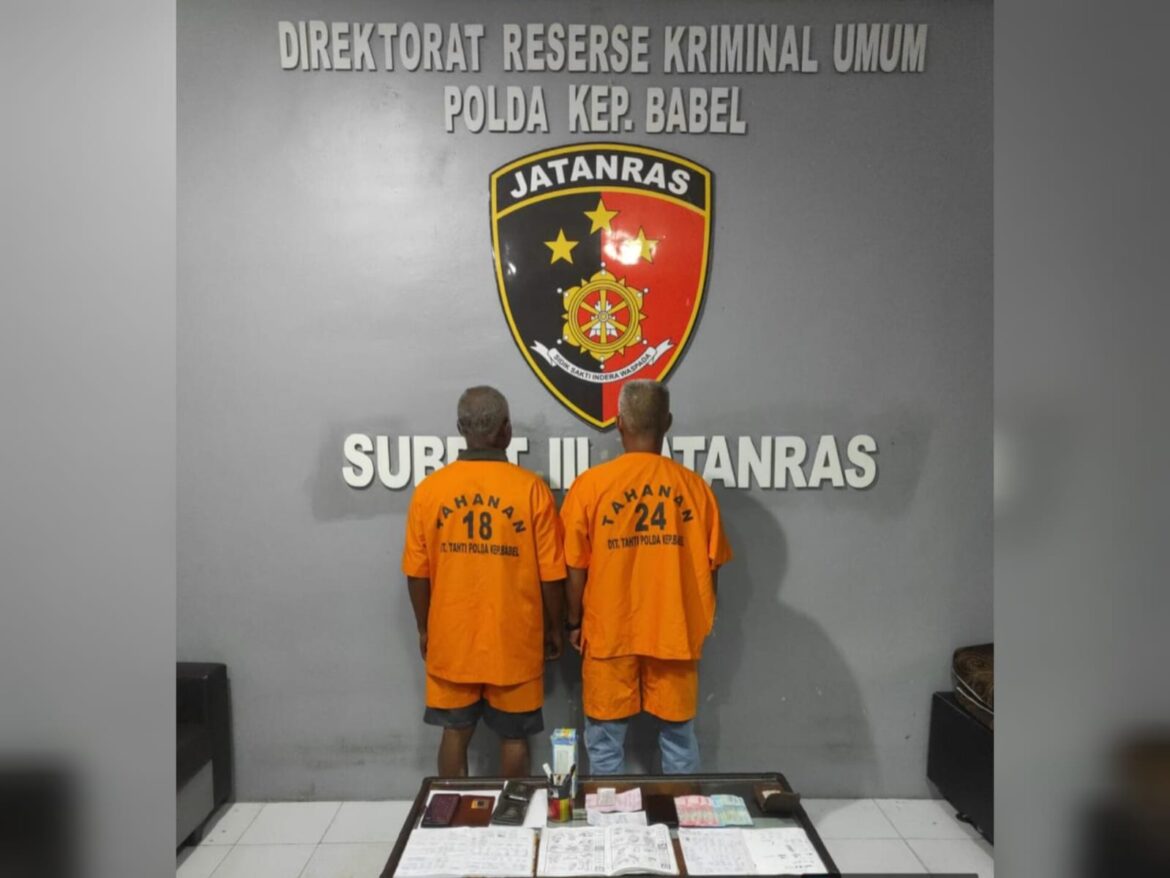 *Polda Babel Berhasil Bongkar Praktik Judi Togel Di Kabupaten Bangka, 2 Pria Diamankan Saat Jalankan Aktivitasnya*