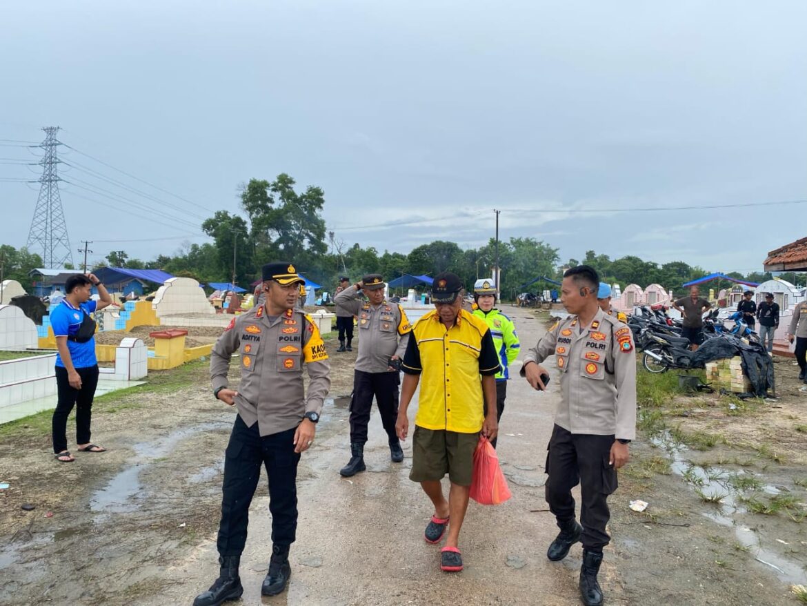 Kapolres Bangka Barat Turun Langsung Pengamanan Cheng Beng