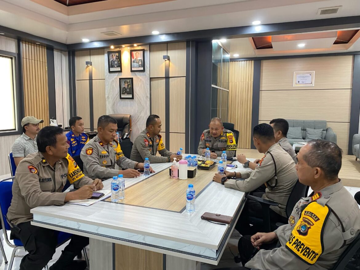 Polres Bangka Barat Terima Kunjungan Tim Supervisi Ops Ketupat Menumbing 2025