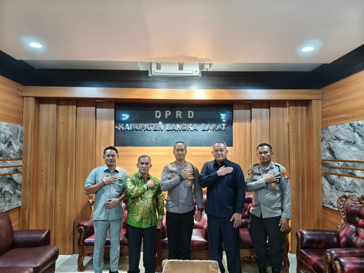 AKBP Pradana Aditya Lakukan Kunjungan Kerja ke DPRD dan Pengadilan Negeri Mentok