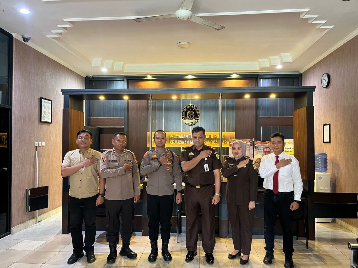 AKBP Pradana Aditya Nugraha Lakukan Kunjungan Kerja ke Kejari dan Kodim 0431/Bangka Barat