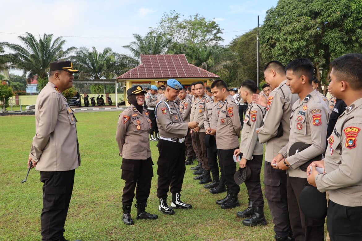 *Subbidprovos Bidpropam Polda Kep. Babel Laksanakan Gaktibplin di Polres Bangka Tengah*