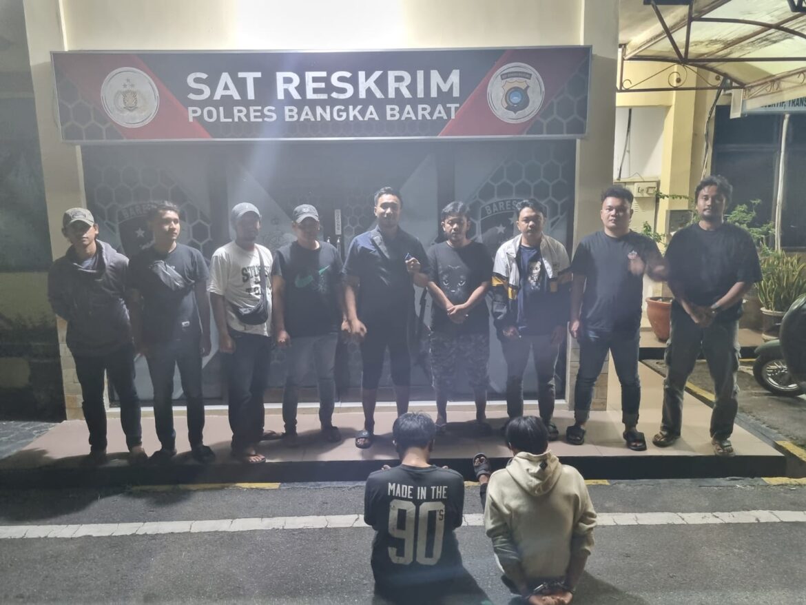 Kapolres Bangka Barat AKBP Pradana Aditya Nugraha Ungkap Kasus Pengeroyokan Berat di Desa Mayang