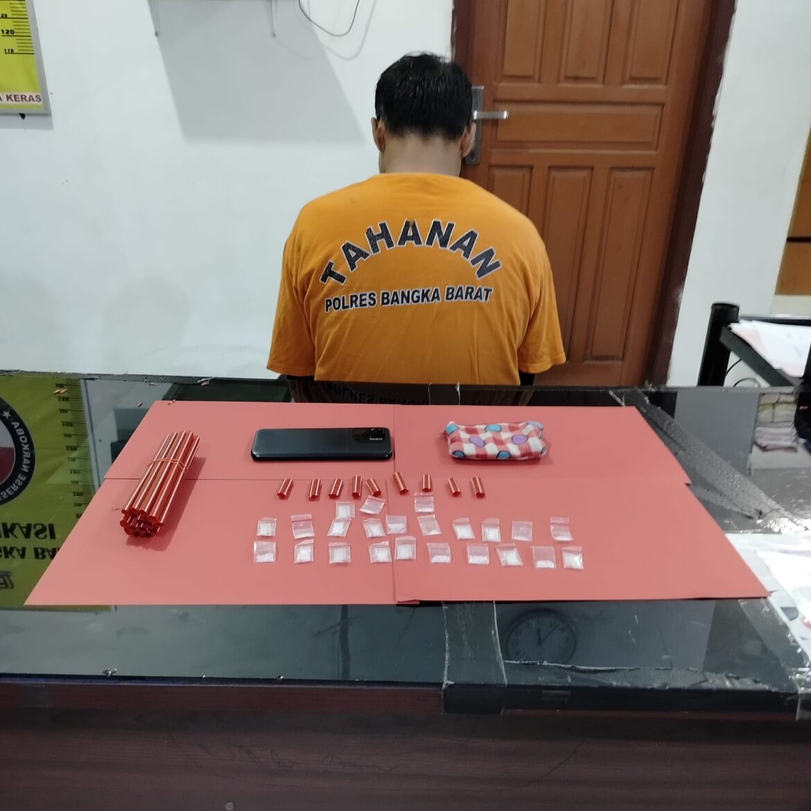 Kapolres Bangka Barat AKBP Pradana: Tidak Ada Tempat untuk Narkoba, Pelaku AG Dibekuk