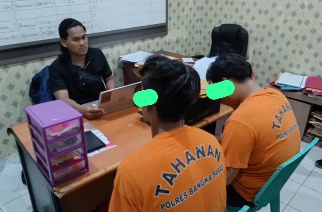 Polres Bangka Barat Ungkap Kasus persetubuhan Anak, Dua Pria Diringkus