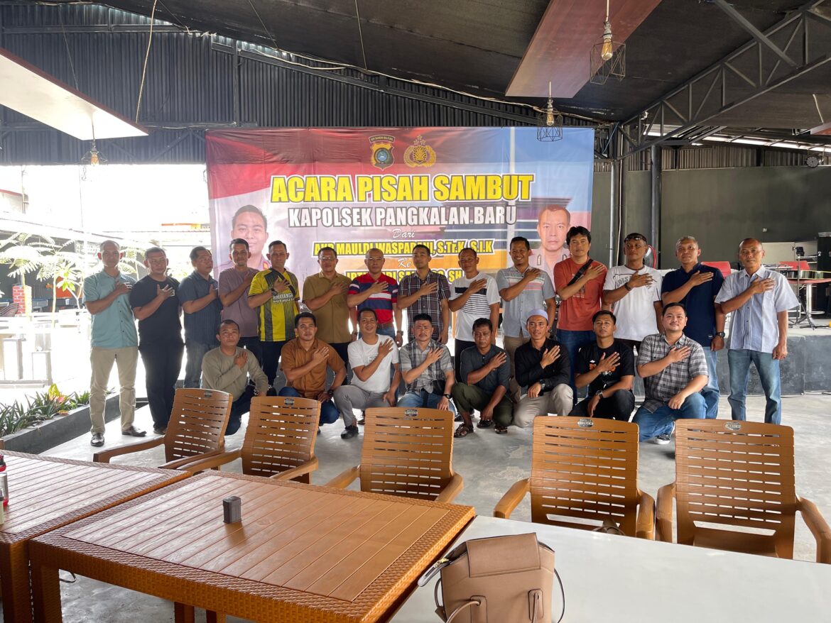 Giat Pisah Sambut Kapolsek Pangkalan Baru Berlangsung Khidmat dan Penuh Keakraban