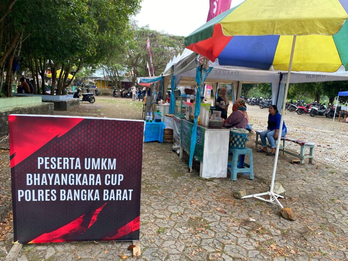 Kapolres Bangka Barat, Banjir Ucapan Terima Kasih dari peserta UMKM