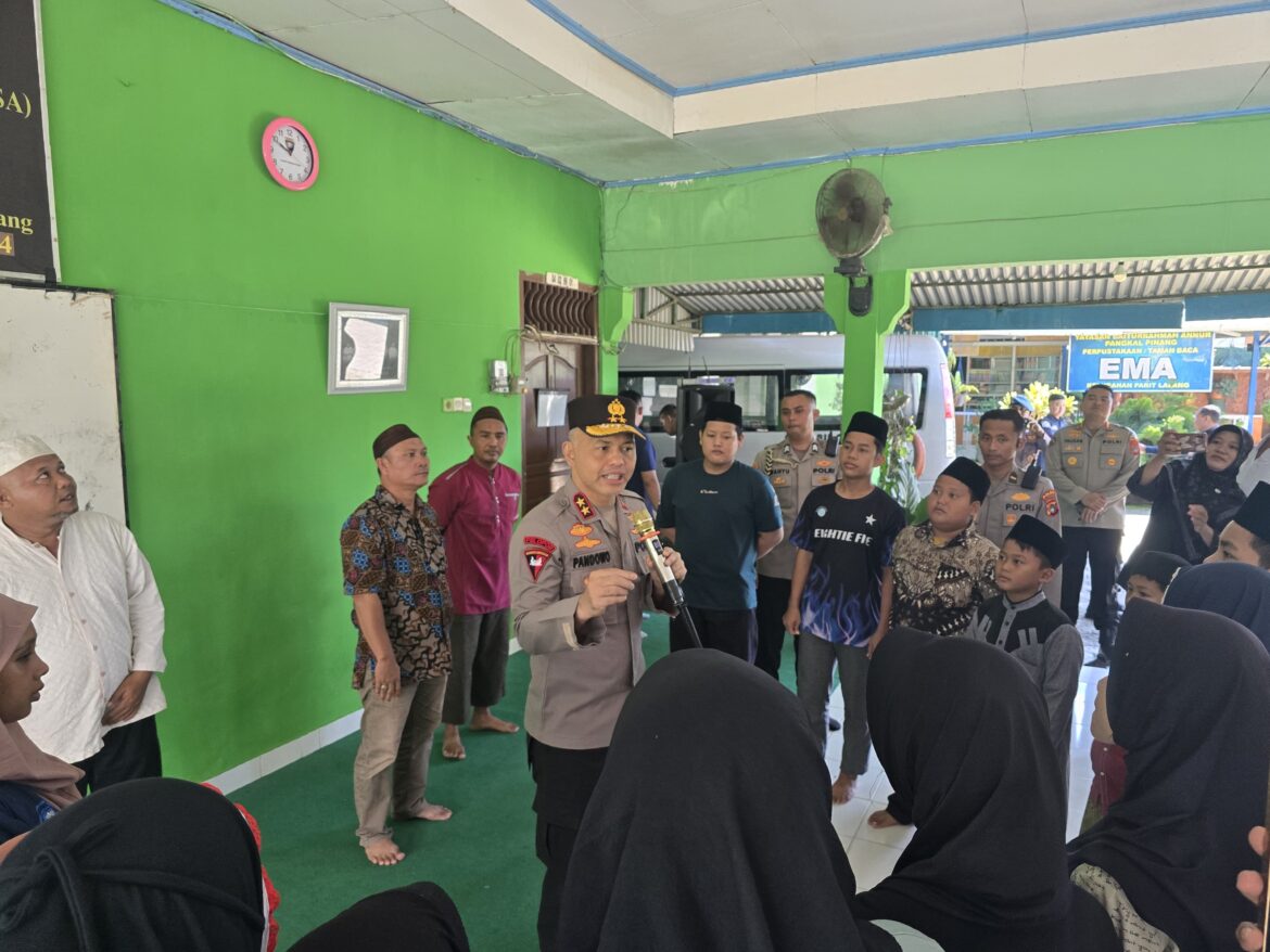 *Kunjungi 2 Panti Asuhan Di Pangkalpinang, Kapolda Babel Berbagi Al-Quran*