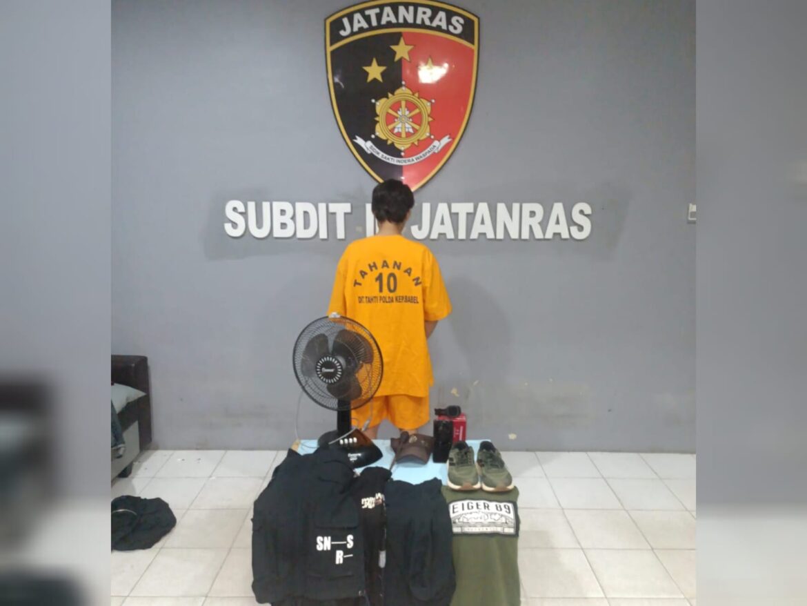 *2 Kali Bobol Rumah Warga Di Kace Timur, HS Alias Heri Akhirnya Diringkus Tim Jatanras Polda Babel*