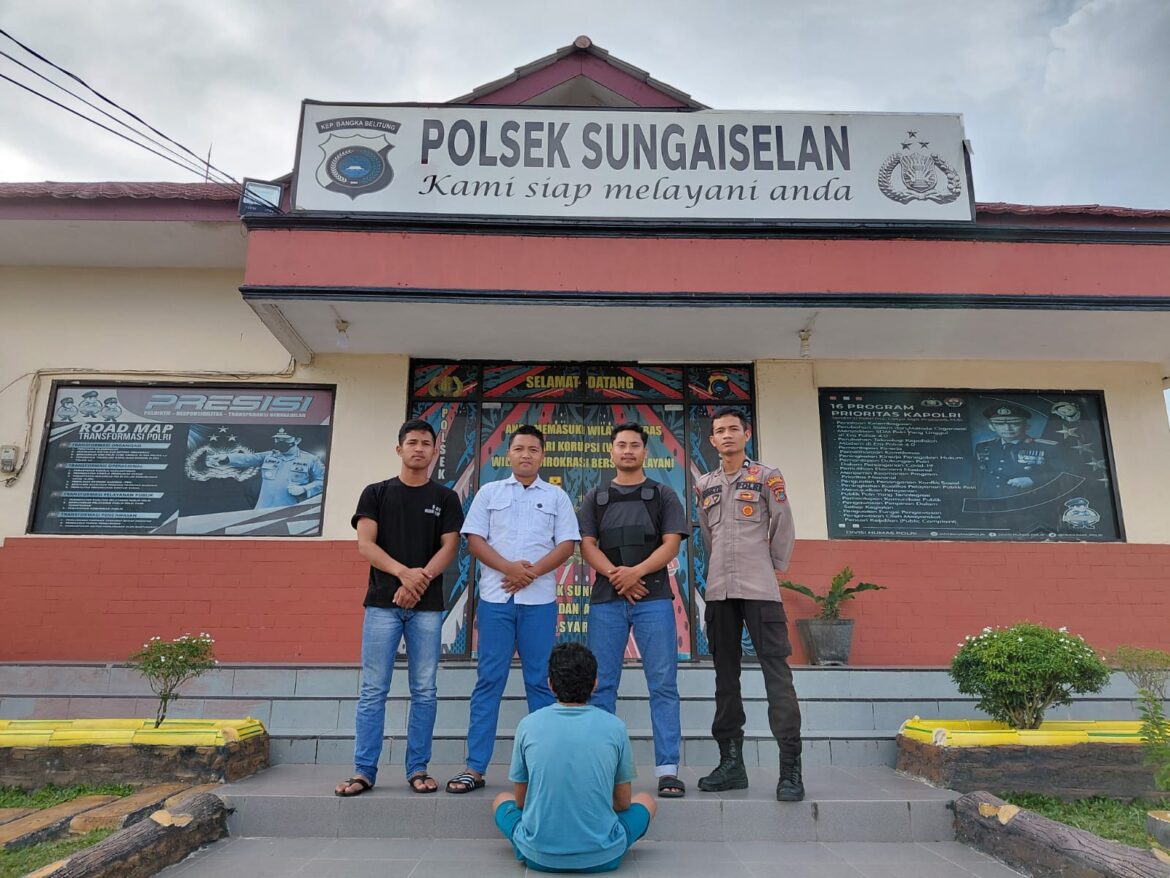 *Unit Reskrim Polsek Sungaiselan Tangkap DPO Kasus Pencurian Disertai Pemberatan, Barang Bukti Diamankan*