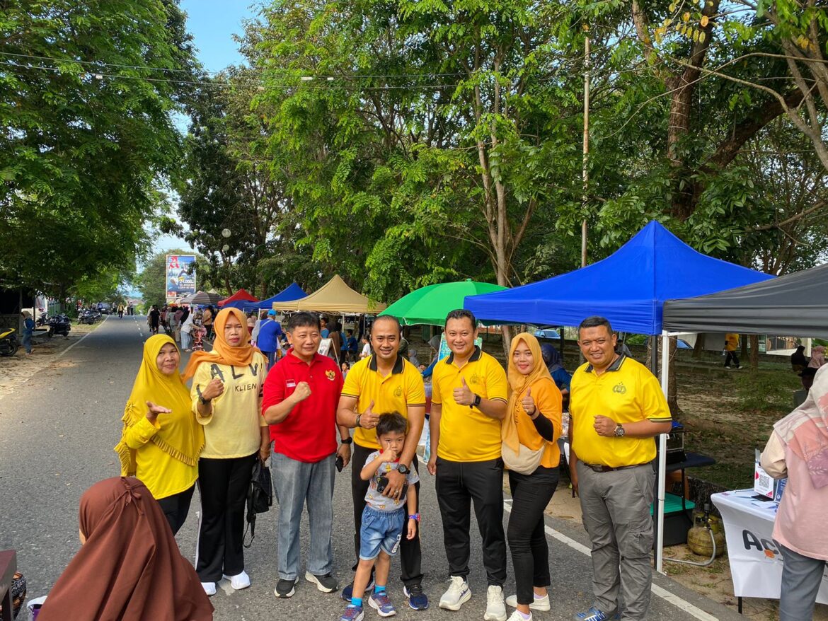Gerai UMKM Ramaikan Car Free Day Polres Bangka Barat, Warga: “Terima Kasih Pak Kapolres, Ini Sangat Membantu Kami”
