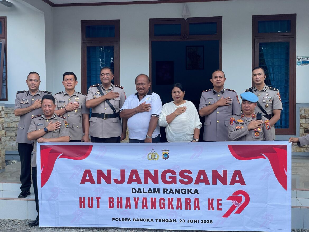*Polres Bangka Tengah Laksanakan Anjangsana dalam Rangka Hari Bhayangkara ke-79*