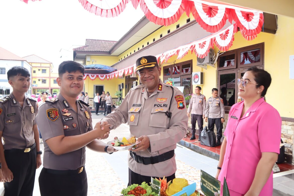 *Polres Bangka Tengah Gelar Upacara Kenaikan Pangkat Personel T.A. 2025*