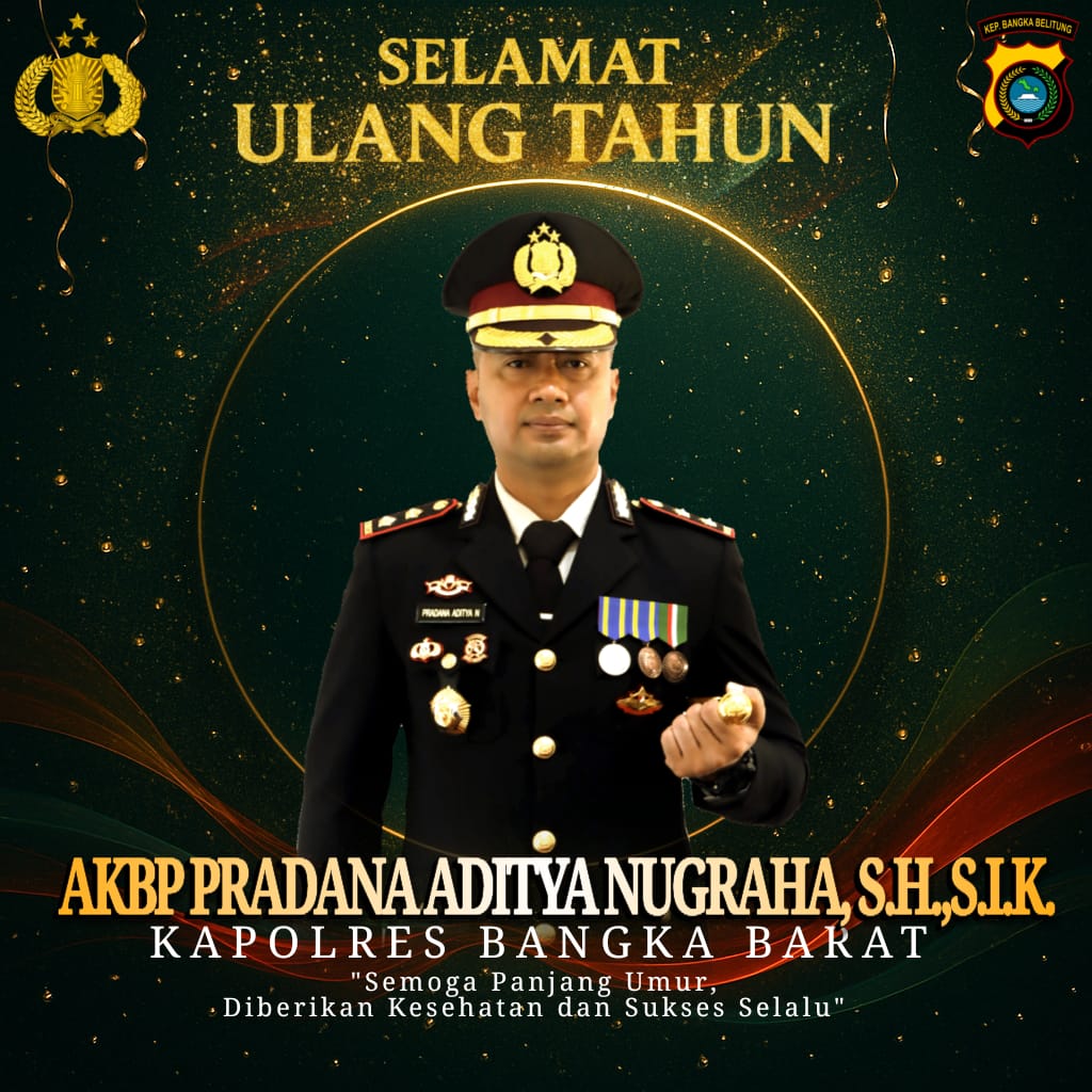 Hari Ulang Tahun Kapolres Bangka Barat Disambut Hangat Masyarakat dan Forkopimda: Sosok Pemimpin Dekat Rakyat