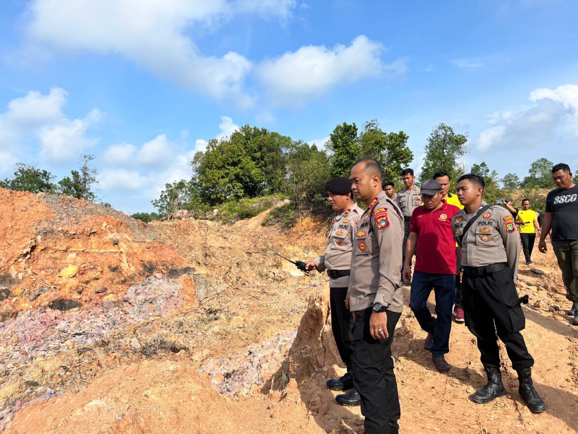 Kapolres Bangka Barat Imbau Hentikan Tambang Ilegal di Kawasan Pemda: Jika Membandel, Akan Ditindak Tegas