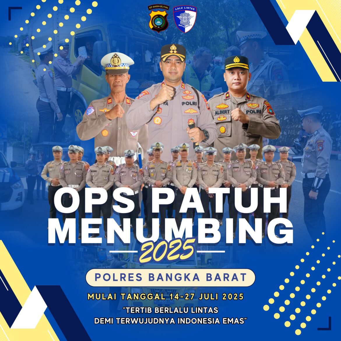 Operasi Patuh Menumbing 2025 Digelar, Ini Prioritas Utama Polres Bangka Barat
