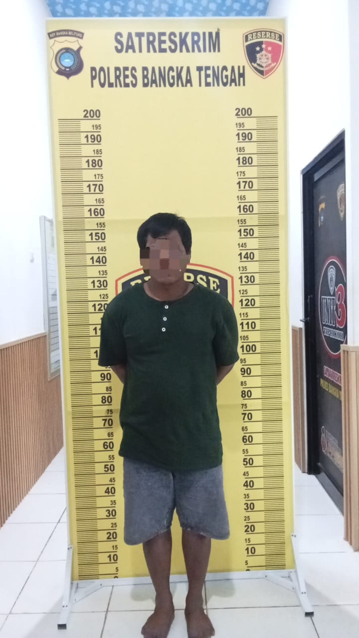 *Lakukan Pelecehan Terhadap Anak di Bawah Umur, Seorang Pria Diamankan Warga dan Diserahkan ke Polres Bangka Tengah*