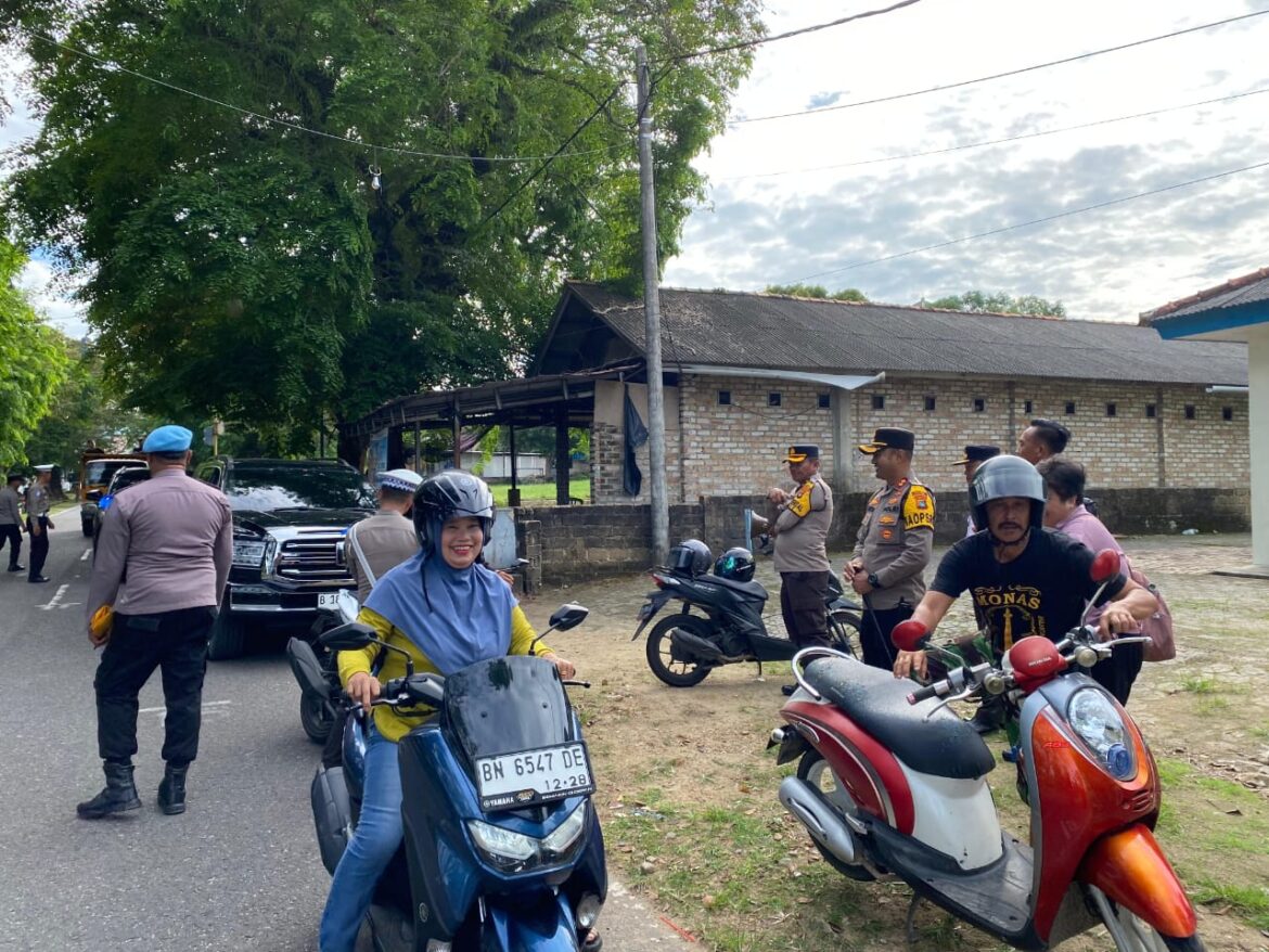 Pengendara Panik dan Putar Balik Saat Razia, Kapolres Bangka Barat Ingatkan Soal Keselamatan