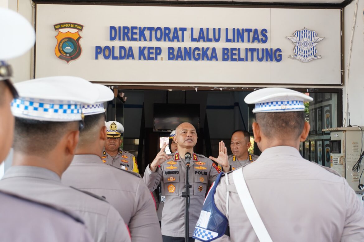 *Kapolda Babel Beri Pesan Penting Ke Jajaran Lantas, Jaga Penampilan Hingga Utamakan Keselamatan*
