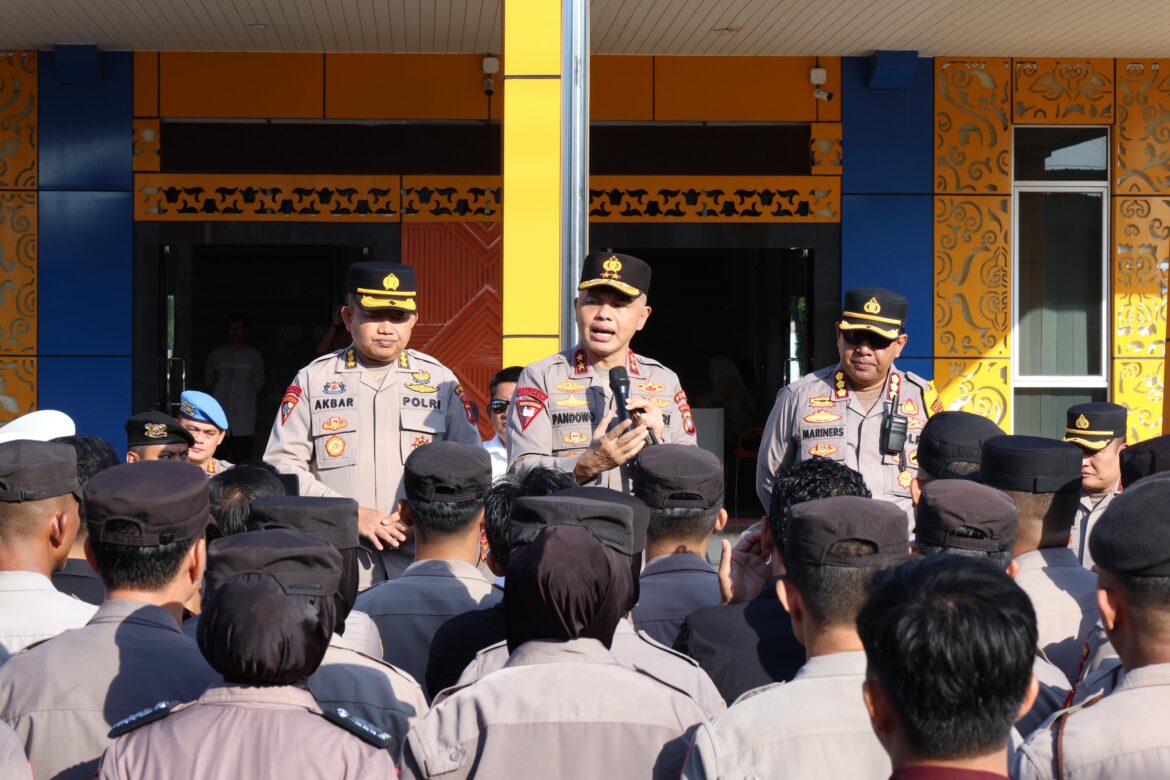 *Kapolda Babel Sampaikan Atensi Ke Jajaran Polresta Pangkalpinang, Salah Satunya Pengamanan Pilkada Ulang*