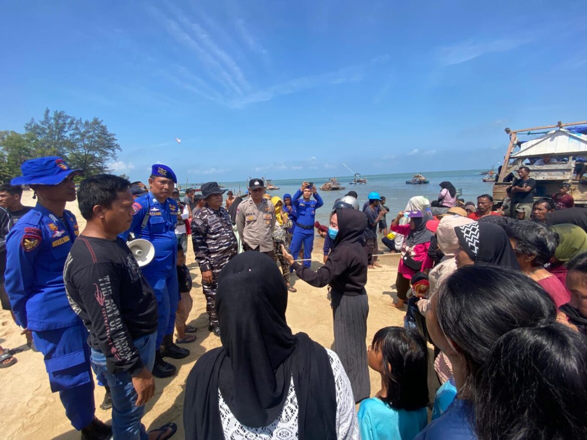 Polres Bangka Barat Lakukan Himbauan Penertiban Tambang Ilegal Jenis User di Perairan Tembelok Mentok Asin