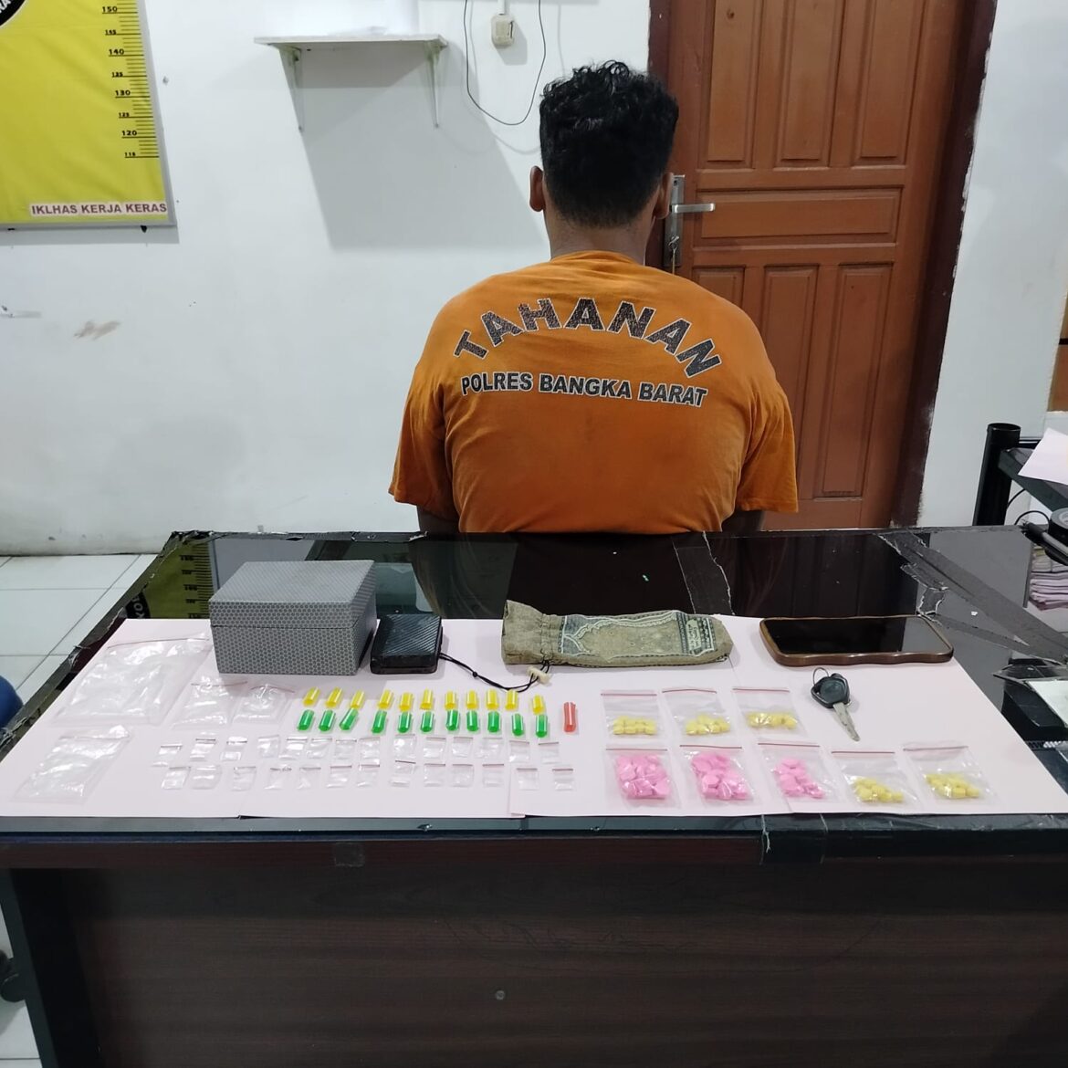 Polres Bangka Barat Amankan Remaja Simpan Puluhan Paket Sabu dan Ratusan Butir Ekstasi