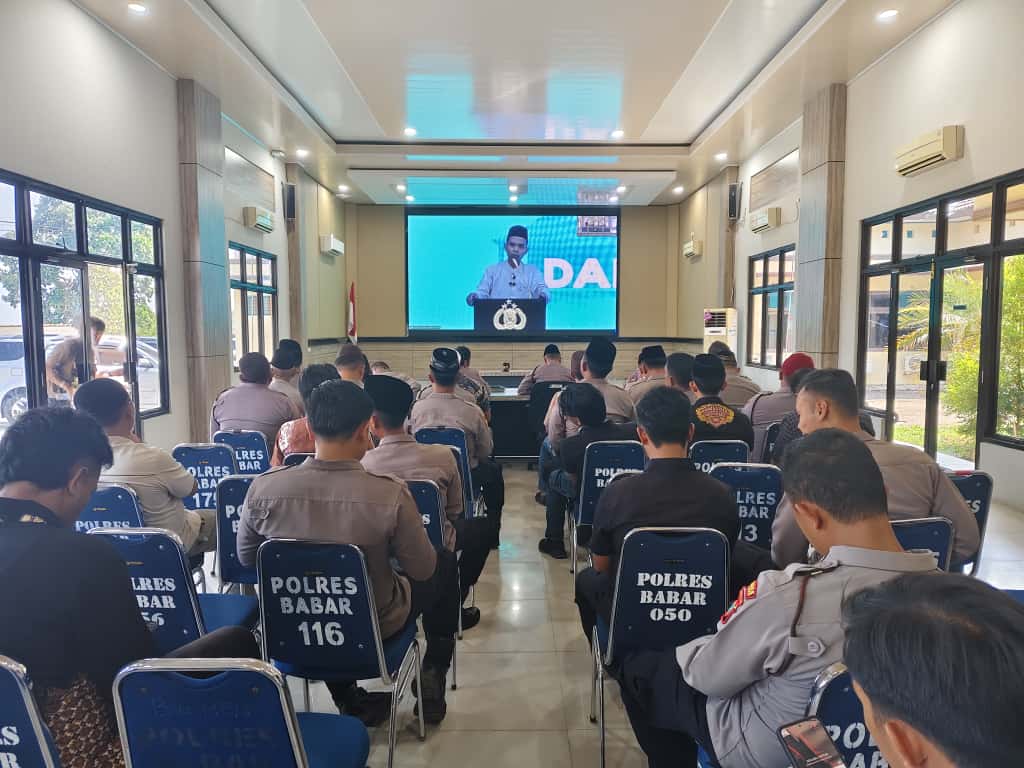 Kapolres Bangka Barat Binrohtal Tingkatkan Toleransi dan Jiwa Humanis Anggota Polri Bangka Barat